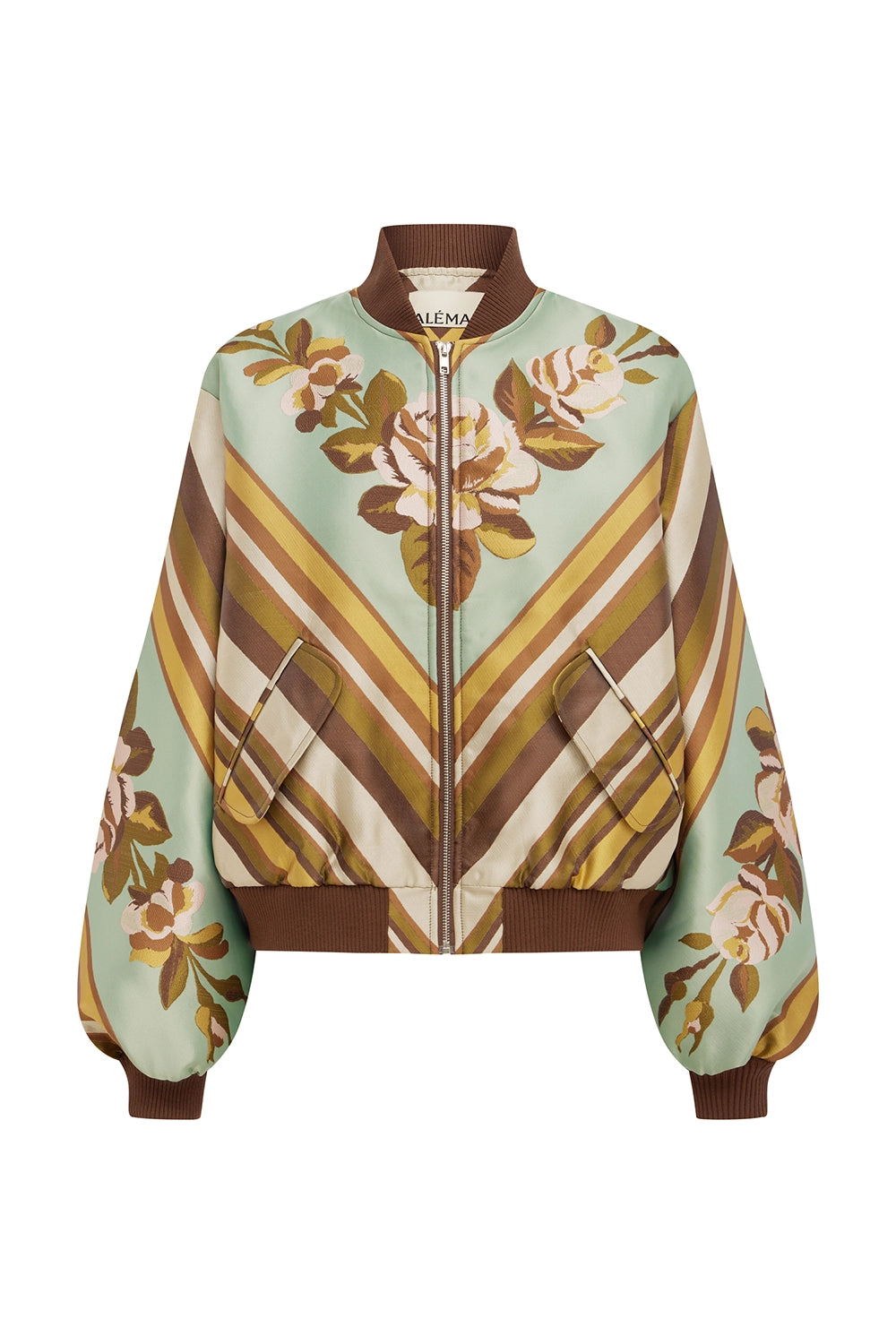 ALÉMAIS | LA ROSA JACQUARD BOMBER JACKET