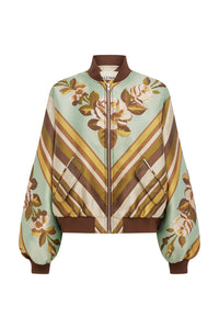 ALÉMAIS | LA ROSA JACQUARD BOMBER JACKET