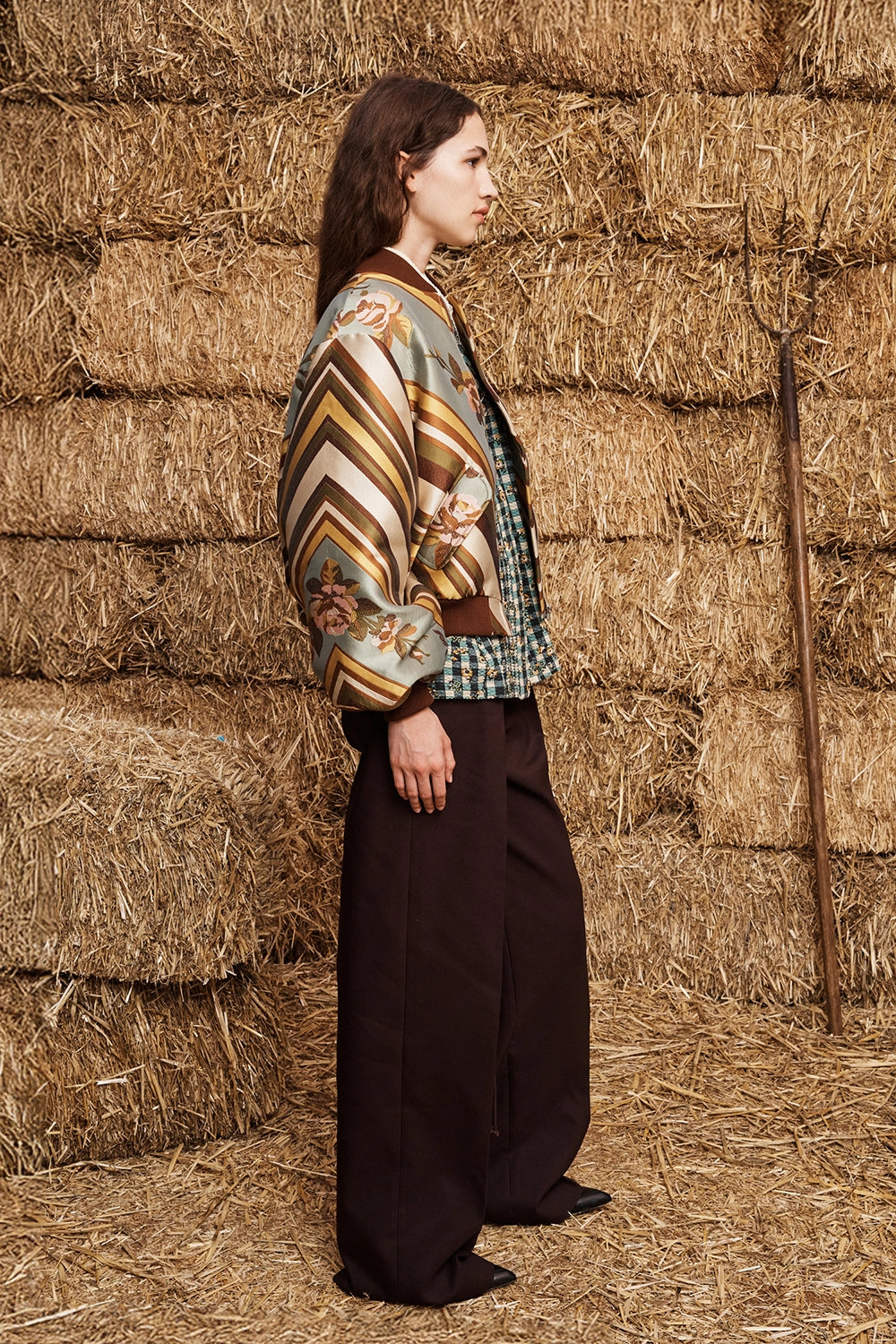ALÉMAIS | LA ROSA JACQUARD BOMBER JACKET
