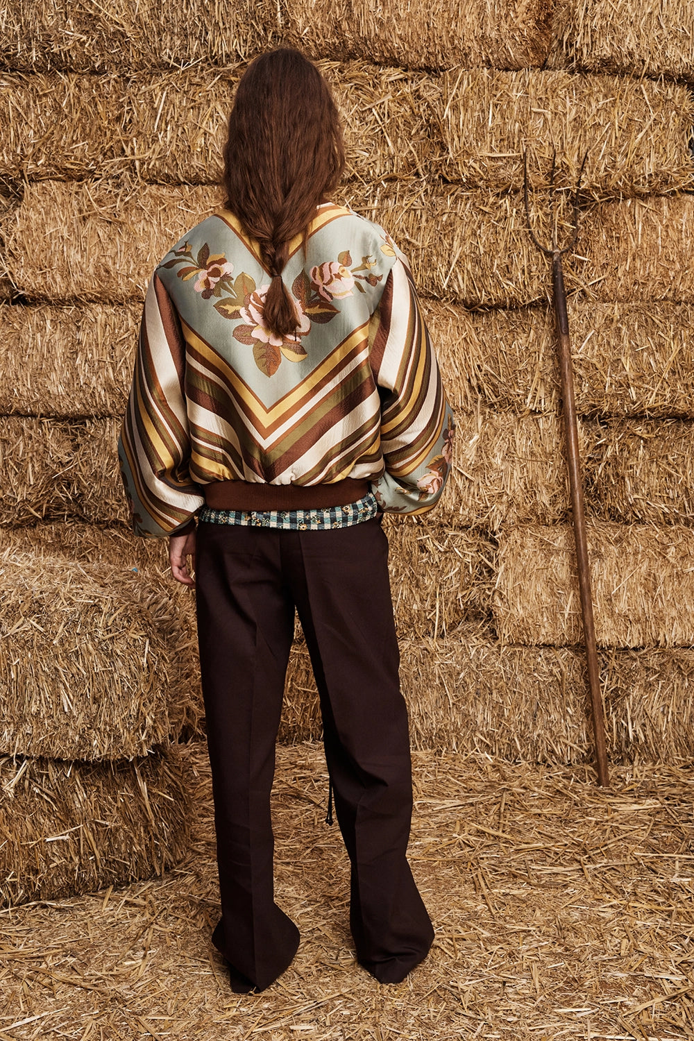 ALÉMAIS | LA ROSA JACQUARD BOMBER JACKET
