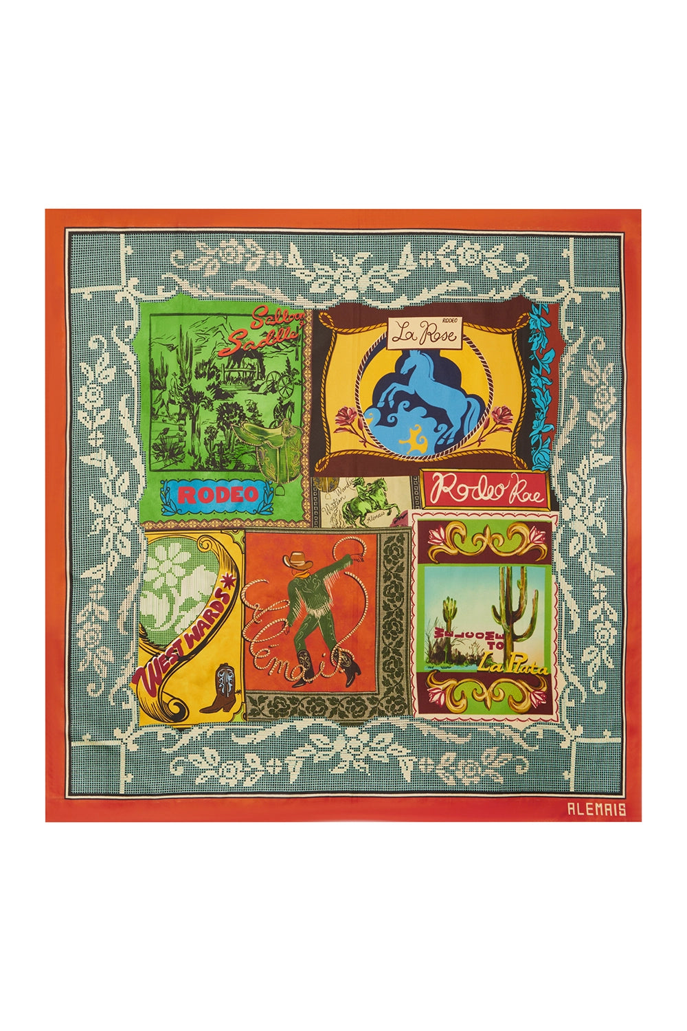ALÉMAIS | ACE SILK SCARF