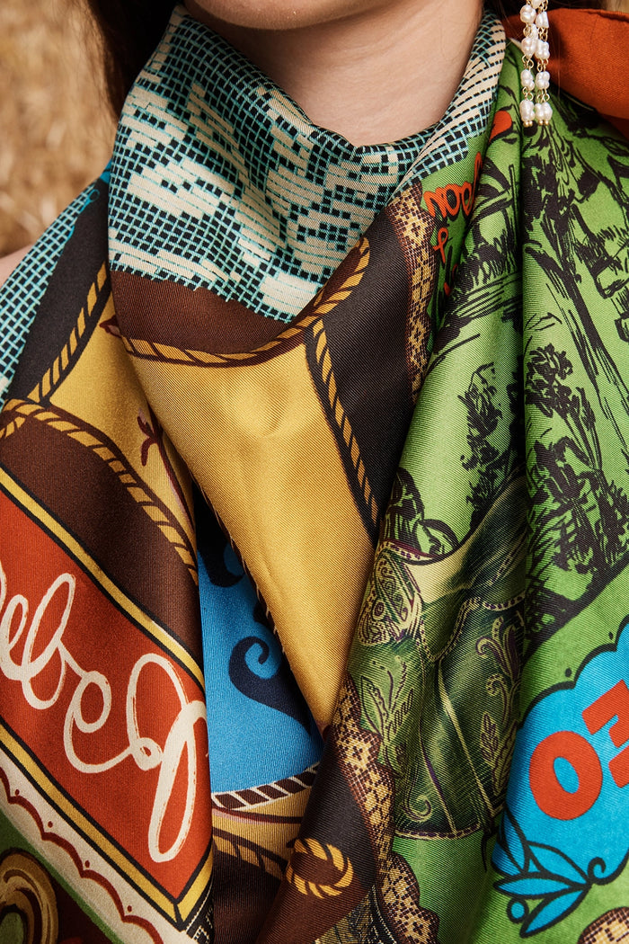 ALÉMAIS | ACE SILK SCARF