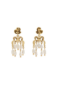 ALÉMAIS | DJANGO ROSE AND PEARL DROP EARRINGS