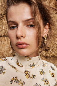 ALÉMAIS | DJANGO FILIGREE HEART DROP EARRINGS