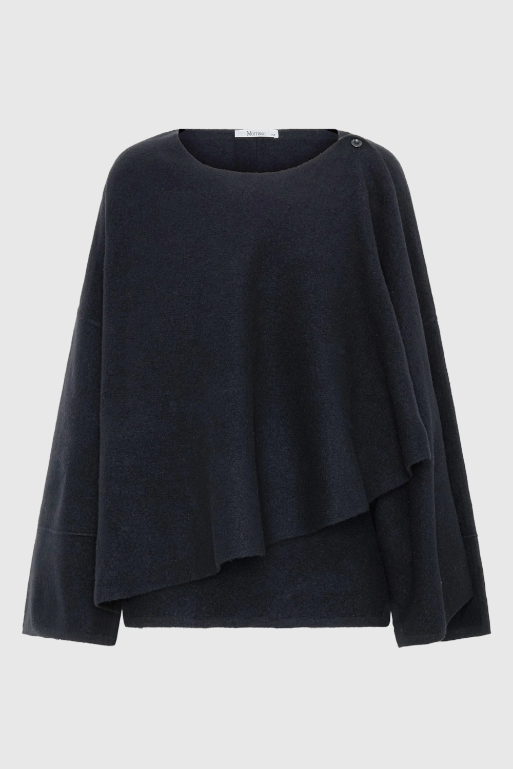 Morrison | Valerie Knit Wrap Jacket - Black