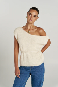 Summi Summi | Ivy Knit Top - Lily White