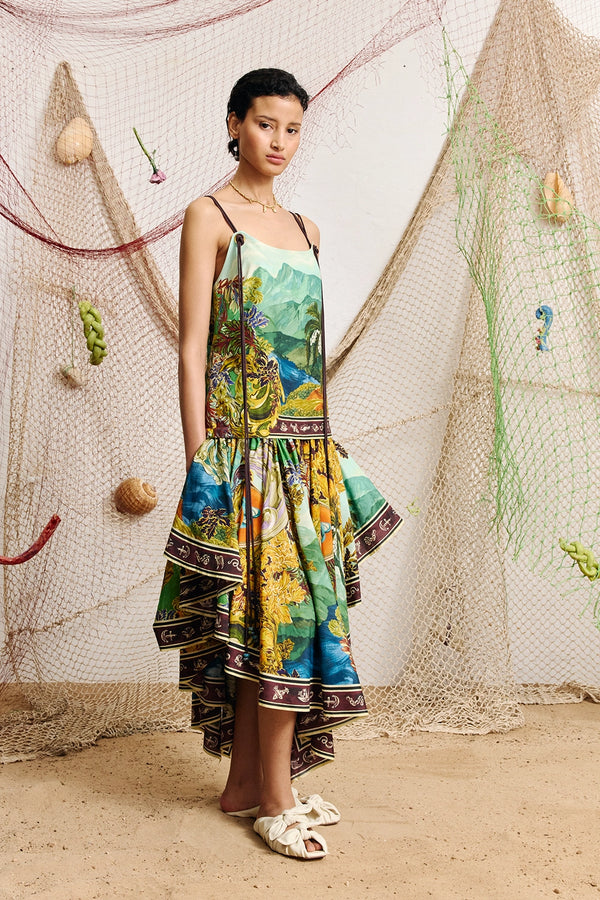 ALÉMAIS | LUCENA MIDI DRESS