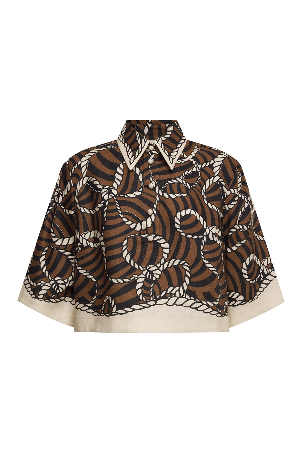 ALÉMAIS | SAIL CROPPED SHIRT