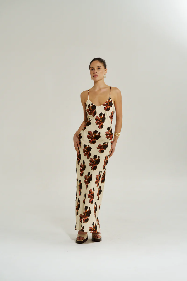 SUMMI SUMMI | AMELIE MAXI DRESS - BUTTER FLEUR
