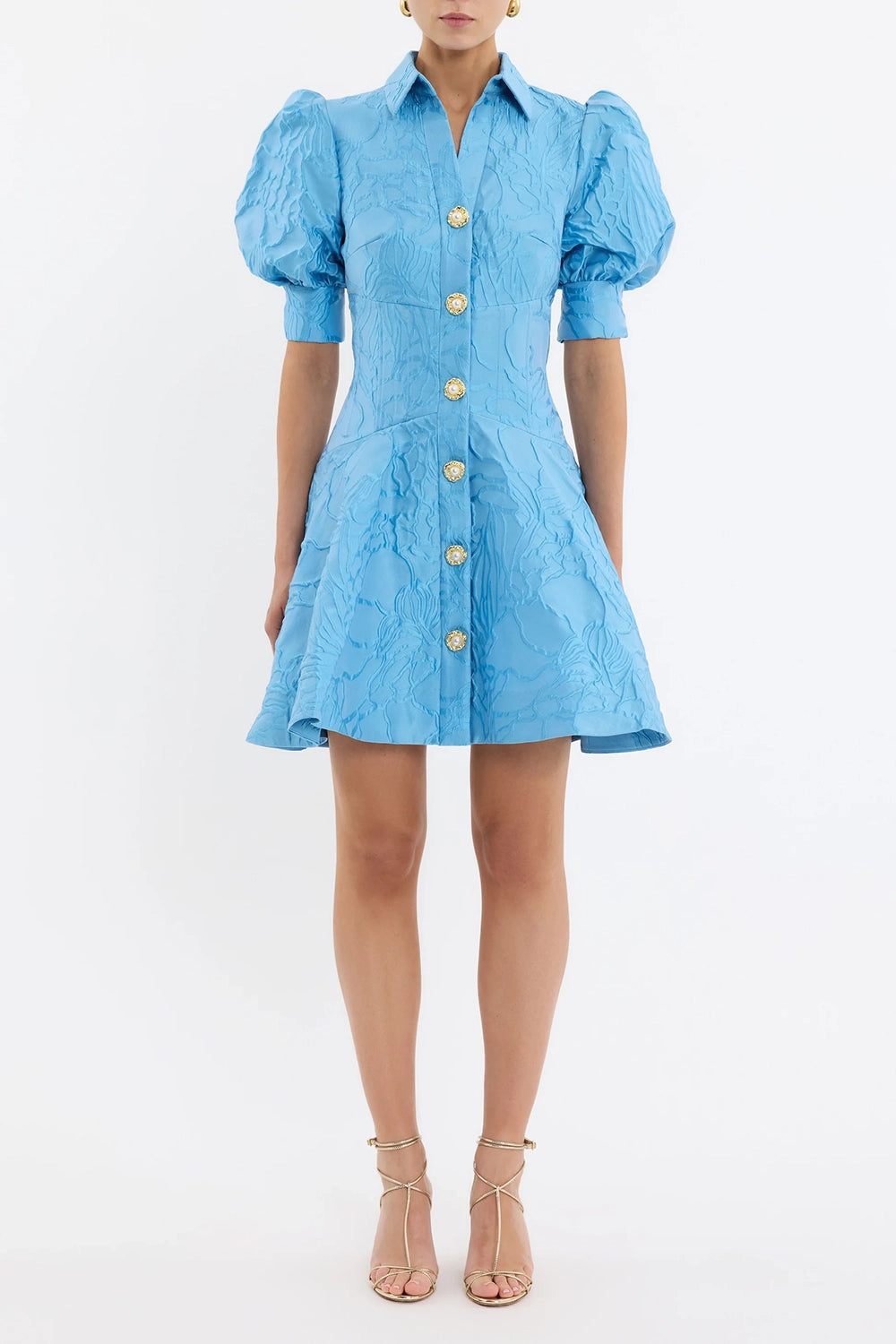 Rebecca Vallance Aegir Mini Dress  Blue | Hollie Rose  Hollie Rose