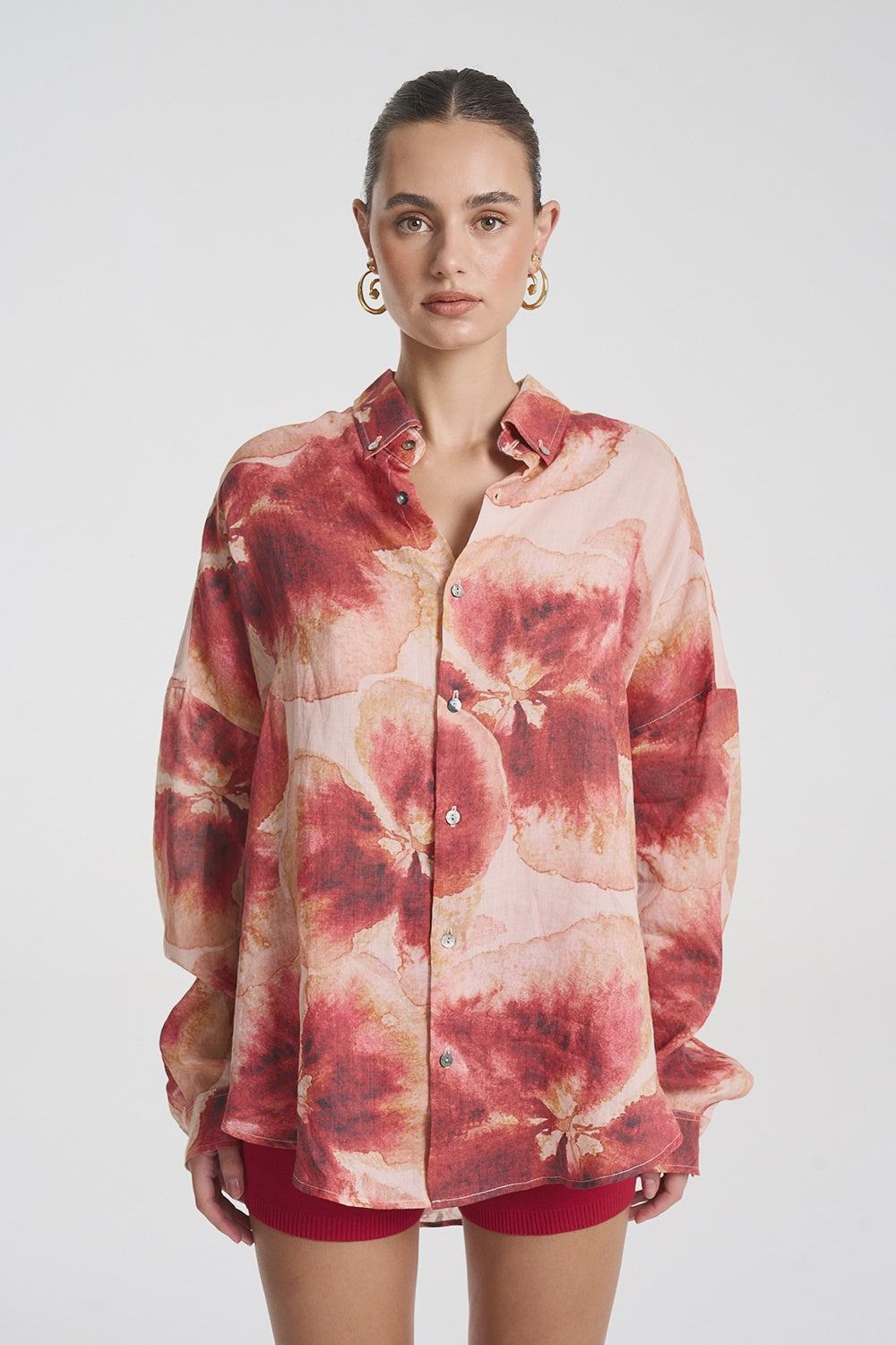 SUMMI SUMMI | LS OVERSIZED SHIRT - ALOHA