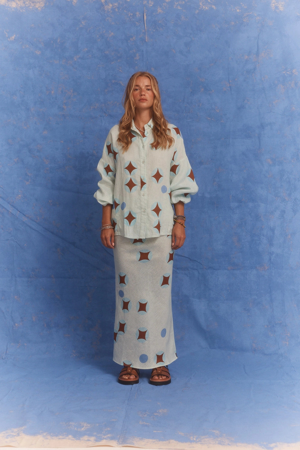 Kinga Csilla | Aquarius Column Skirt