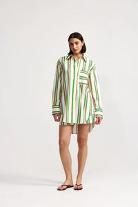 Aston Studio | Buddy Shirt - Meadow Sorbet Stripe