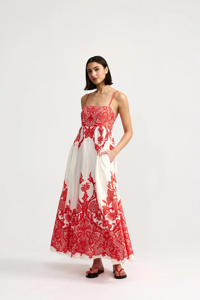 Aston Studio | Rue Dress - Ruby Antique