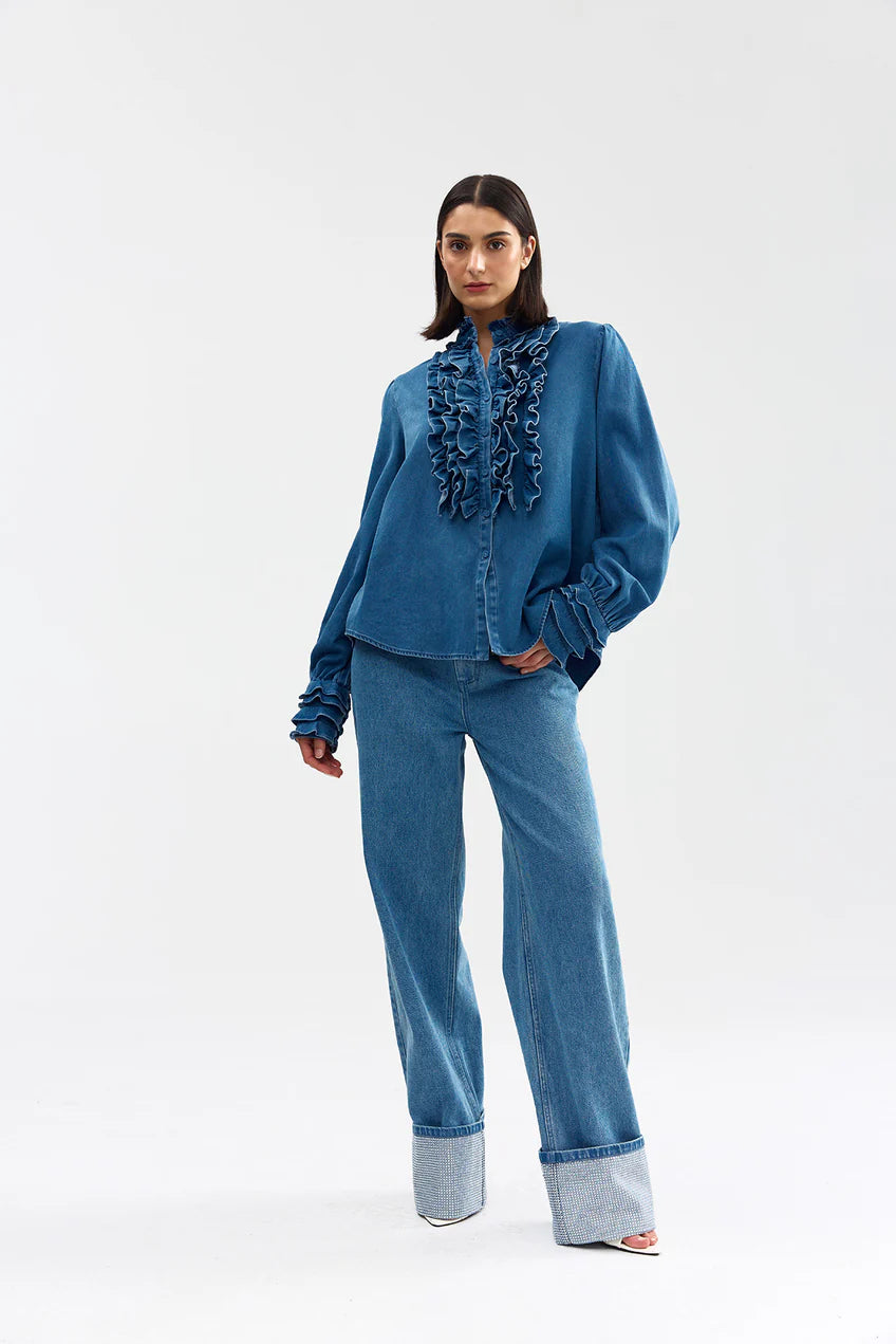 Aston Studio | Luna Blouse - Denim