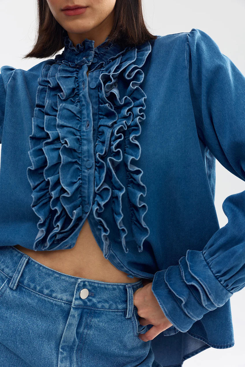 Aston Studio | Luna Blouse - Denim