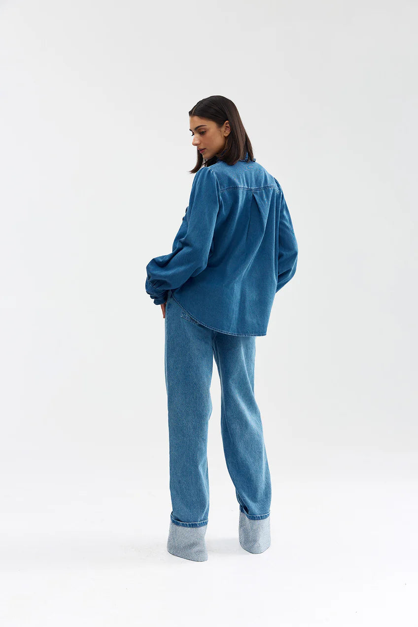 Aston Studio | Luna Blouse - Denim