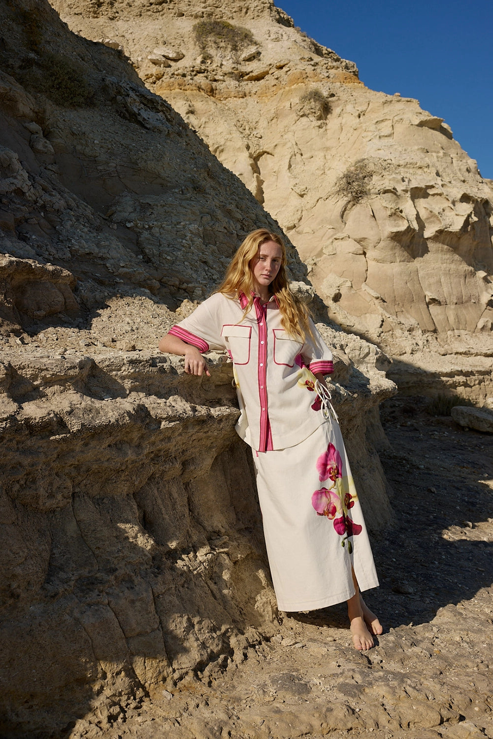 Aston Studio | Ava Skirt - Antique Phalae