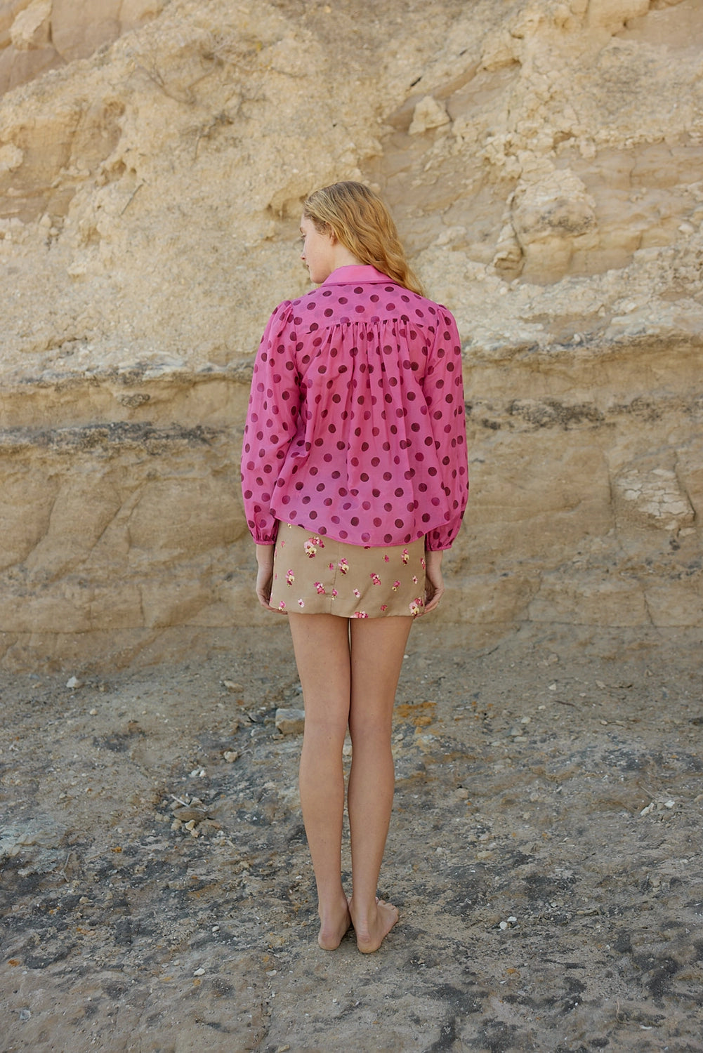 Aston Studio | Vivian Blouse - Orchid Dot