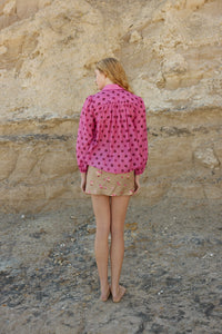 Aston Studio | Vivian Blouse - Orchid Dot