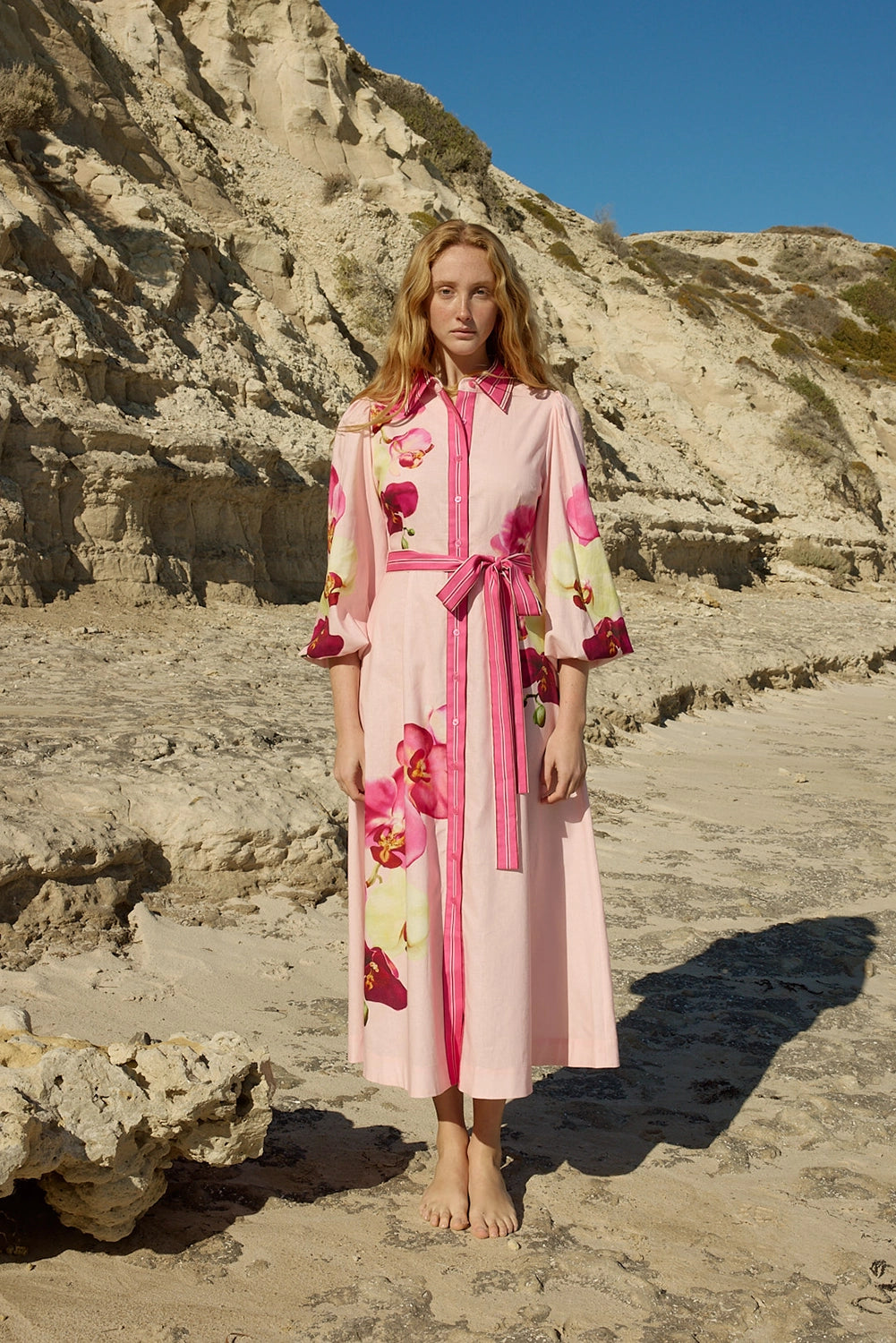 Aston Studio | Lucille Dress - Icing Phalae