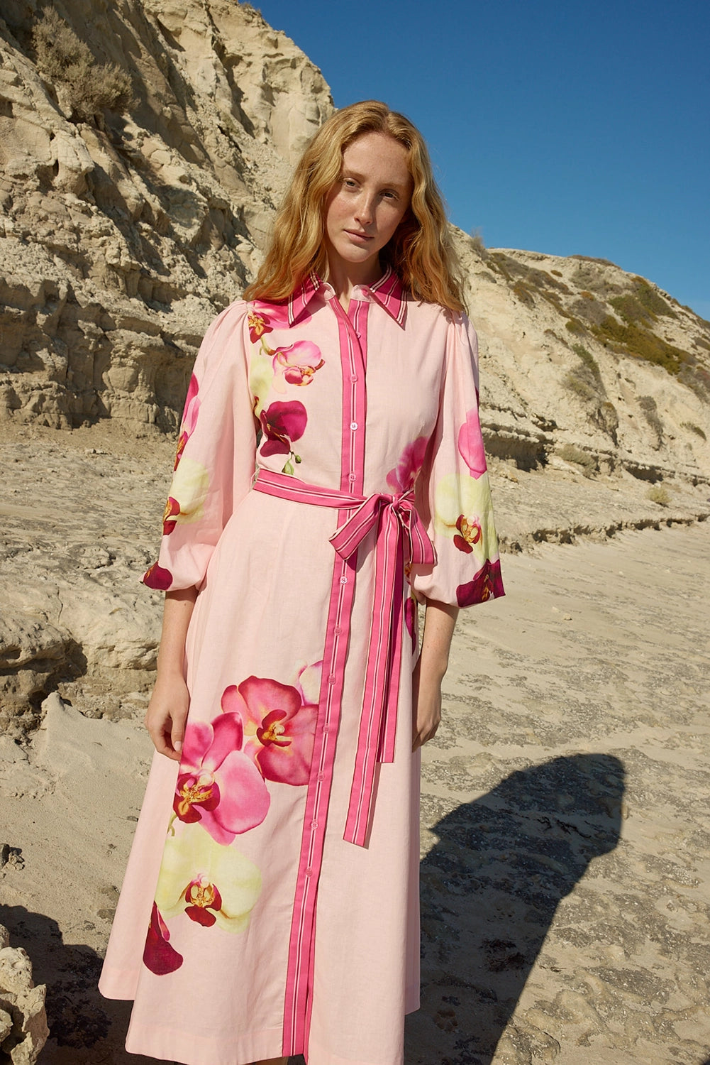 Aston Studio | Lucille Dress - Icing Phalae