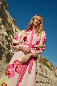 Aston Studio | Lucille Dress - Icing Phalae