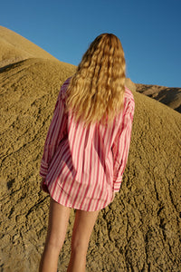 Aston Studio | Buddy Shirt - Orchid Stripe