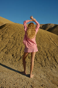 Aston Studio | Buddy Shirt - Orchid Stripe