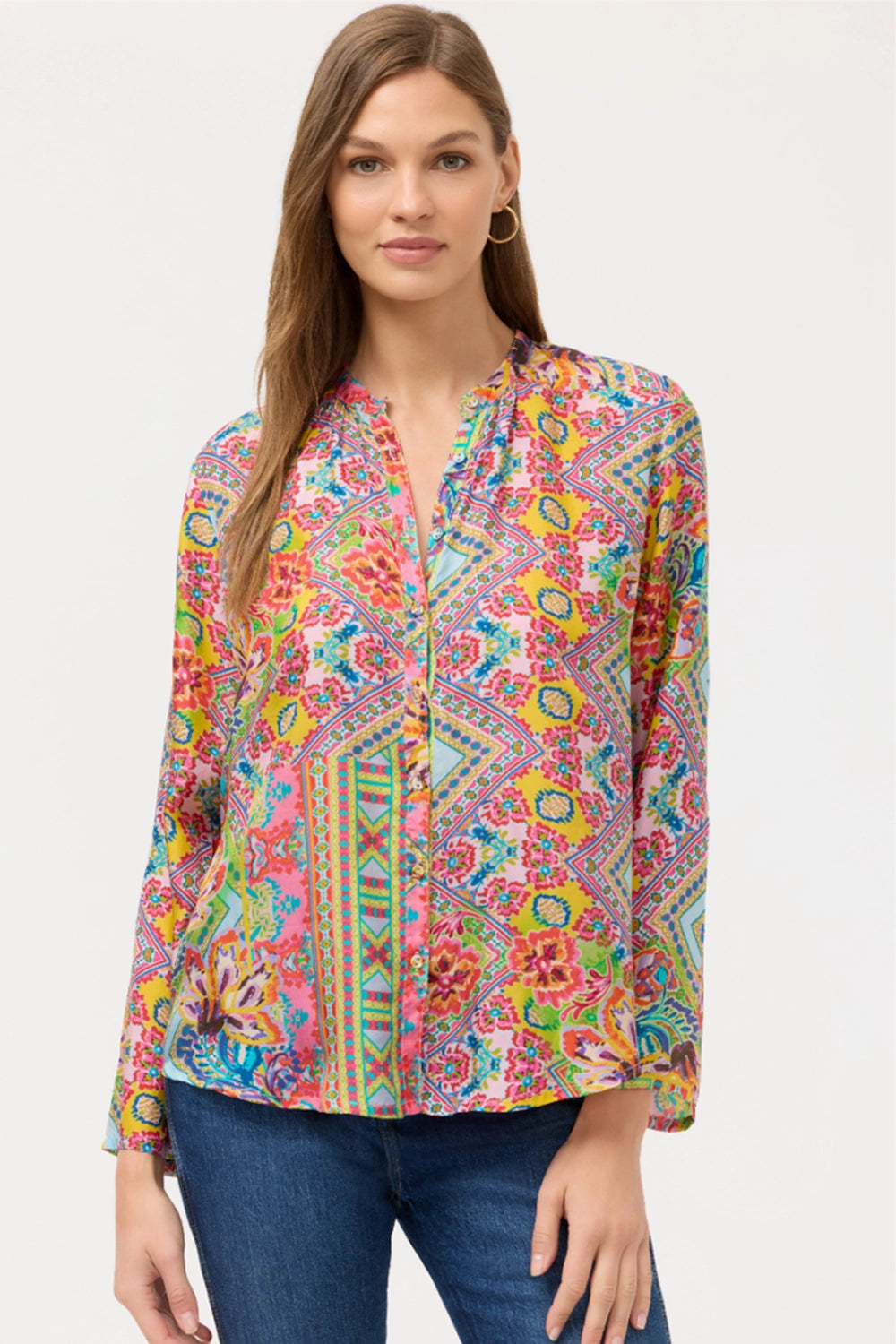 JOHNNY WAS | HEAVEN BUTTON UP - MONRICE