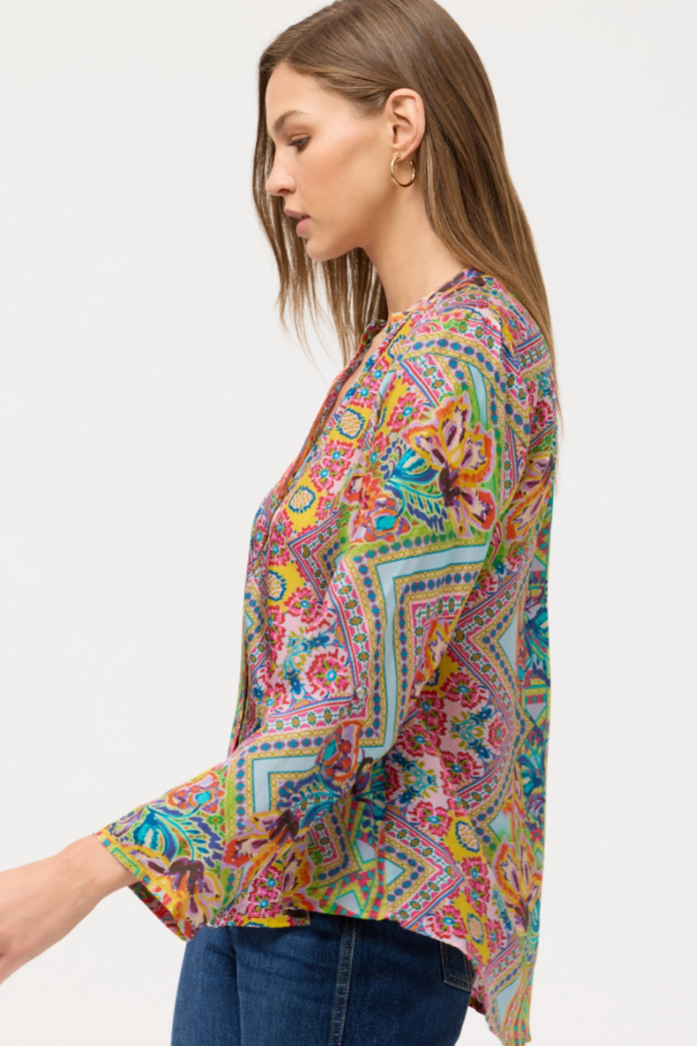 JOHNNY WAS | HEAVEN BUTTON UP - MONRICE