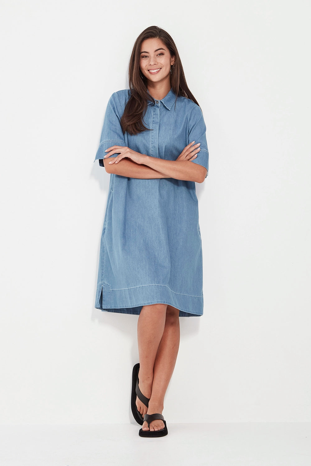 VERGE | ALEX DRESS - DENIM