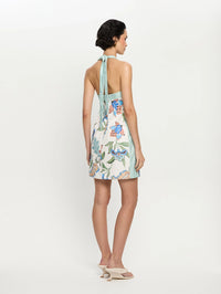 KIVARI | Azure Halter Mini Dress