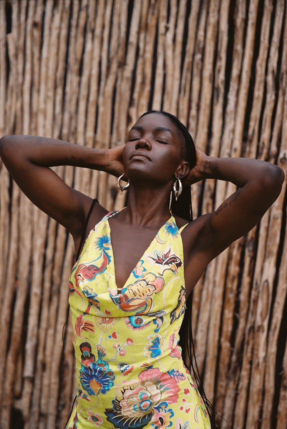 Kinga Csilla | Bacio di Mare Halter Midi Dress