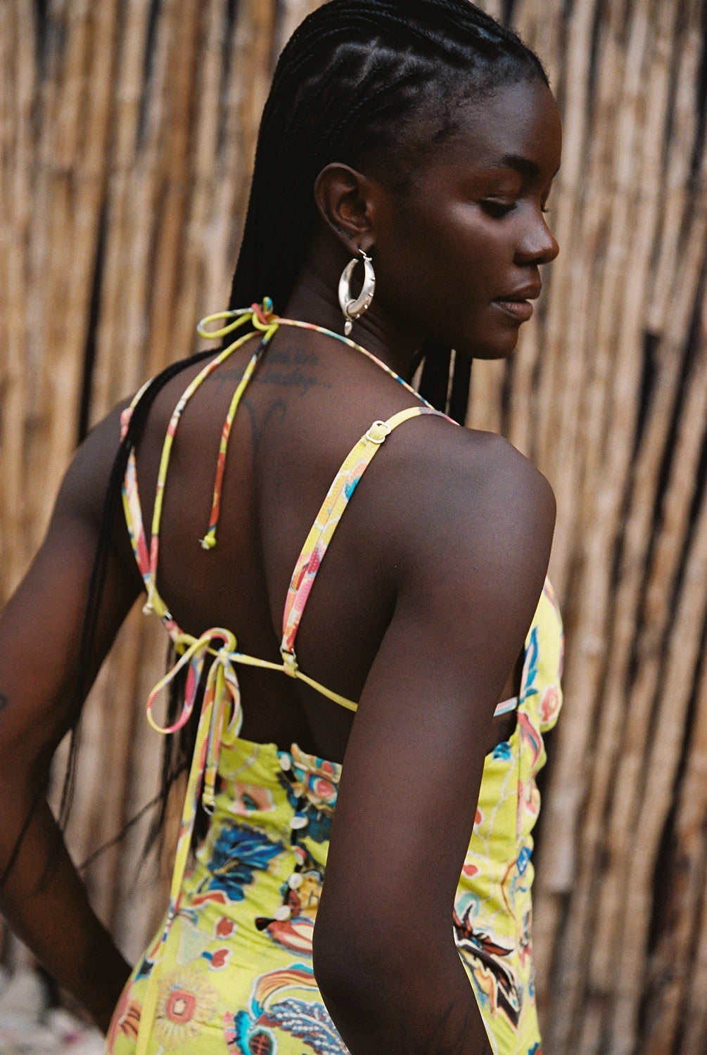 Kinga Csilla | Bacio di Mare Halter Midi Dress