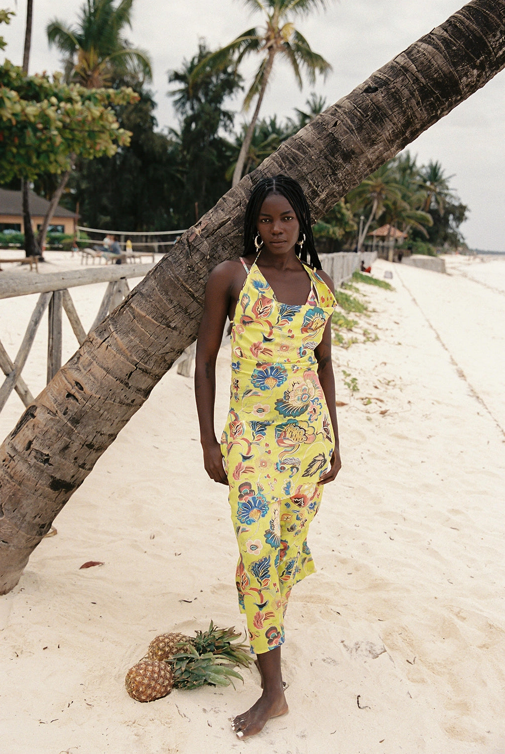 Kinga Csilla | Bacio di Mare Halter Midi Dress