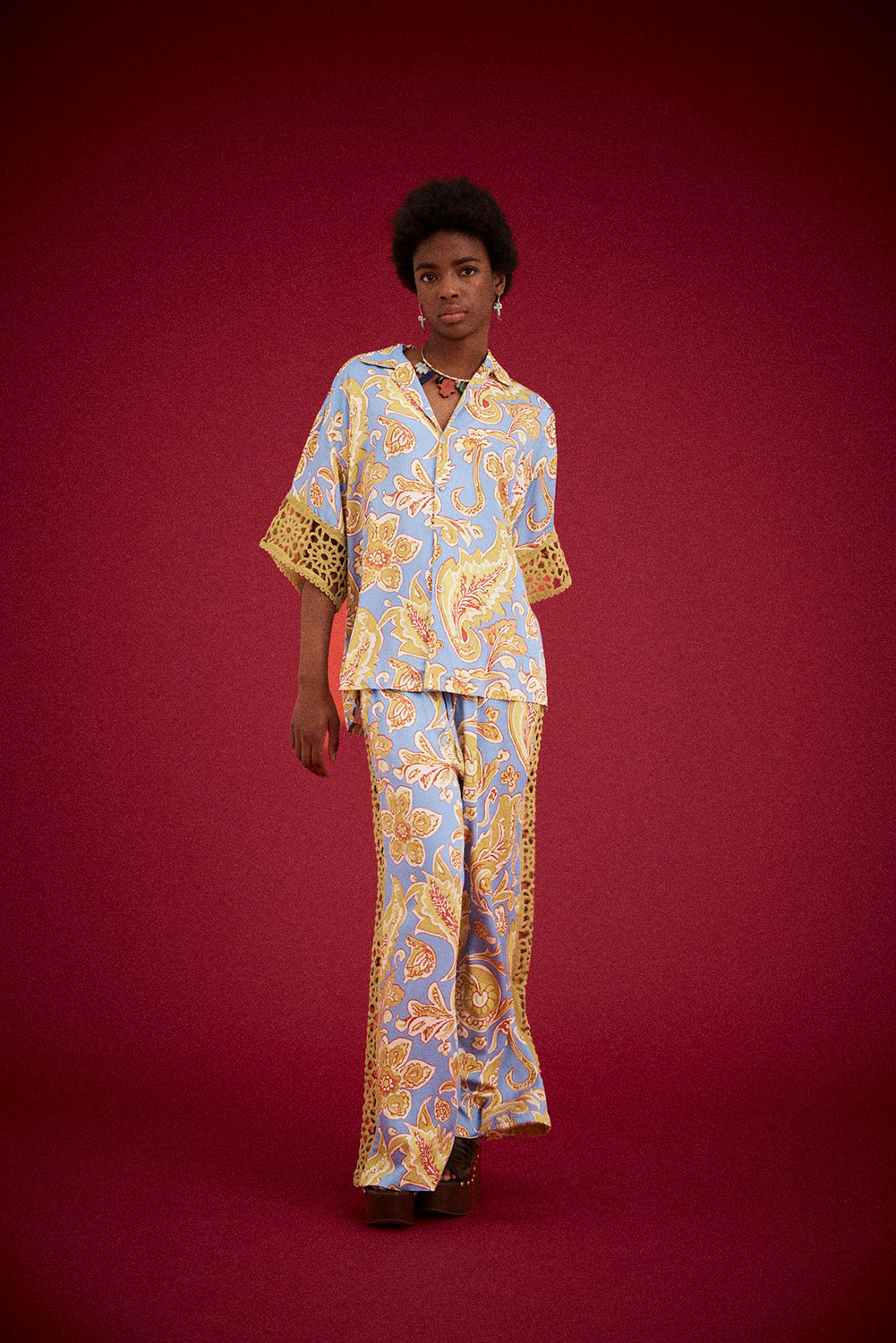 Kinga Csilla | Blue Miller Liu Blouse