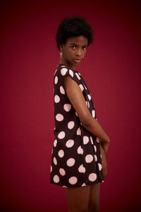 Kinga Csilla | Bowie Spot Shift Mini Dress