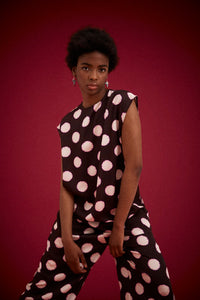 Kinga Csilla | Bowie Spot Shift Mini Dress