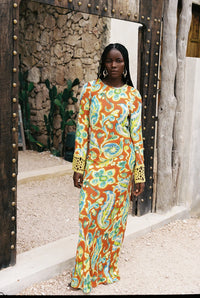 Kinga Csilla | Brezza Olive Dress