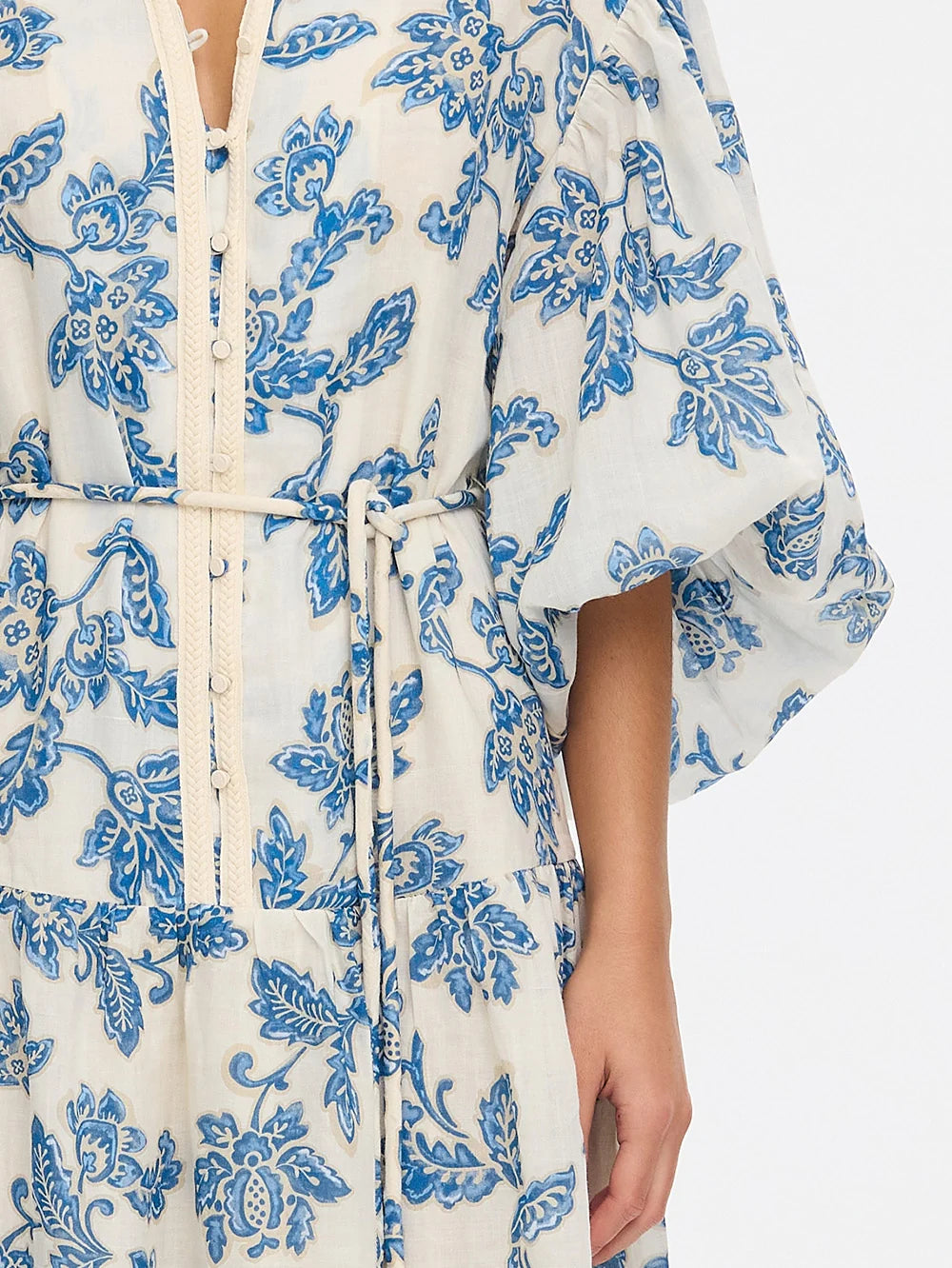 KIVARI | Bluebell Maxi Dress - Blue Ecru