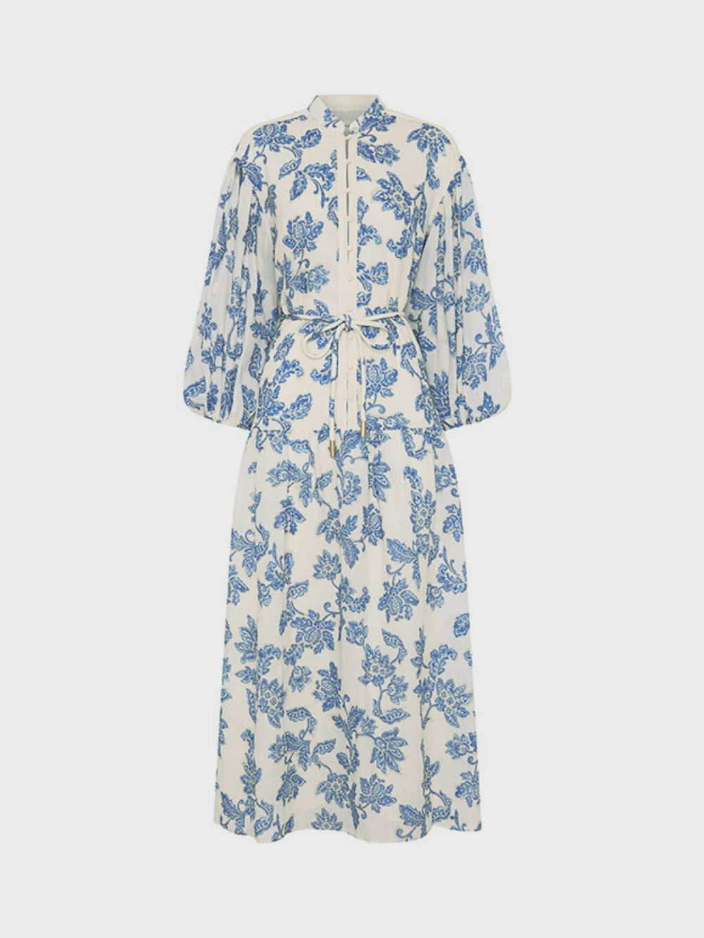 KIVARI | Bluebell Maxi Dress - Blue Ecru