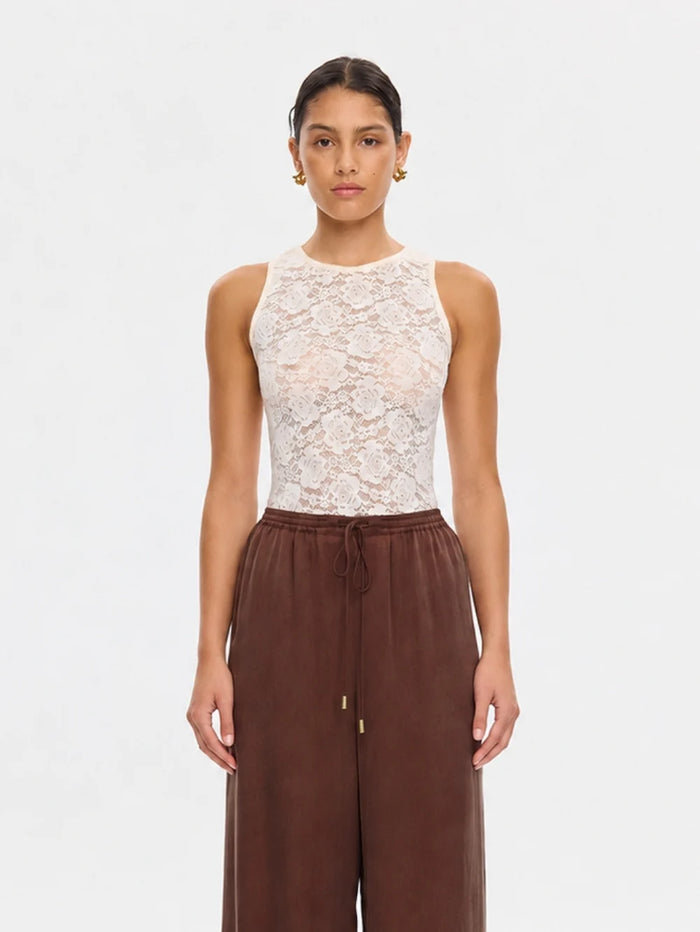KIVARI | Bonnie Lace Tank - Ivory