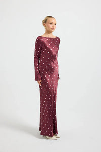 Pasduchas | Rowan Sleeve Midi - Cherry/Pink Spot