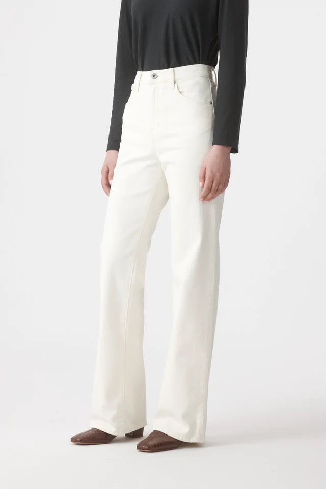 Outland Denim | Cindy High Bootleg Jean 29 - Soft White