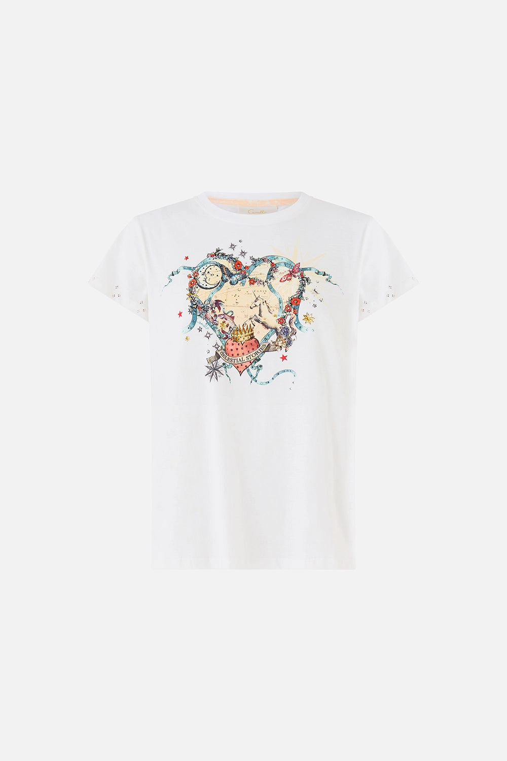 CAMILLA | HOUSE OF HOROSCOPES SLIM FIT ROUND NECK T-SHIRT
