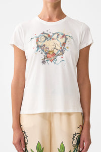 CAMILLA | HOUSE OF HOROSCOPES SLIM FIT ROUND NECK T-SHIRT