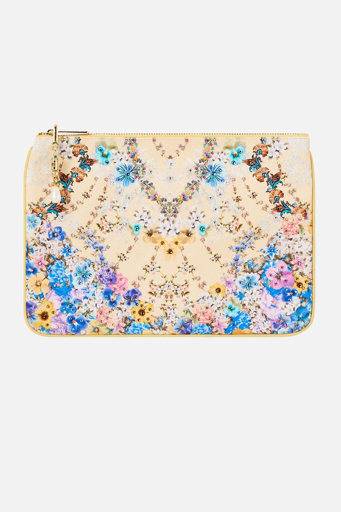 CAMILLA | DARLING BUDS SMALL CANVAS CLUTCH