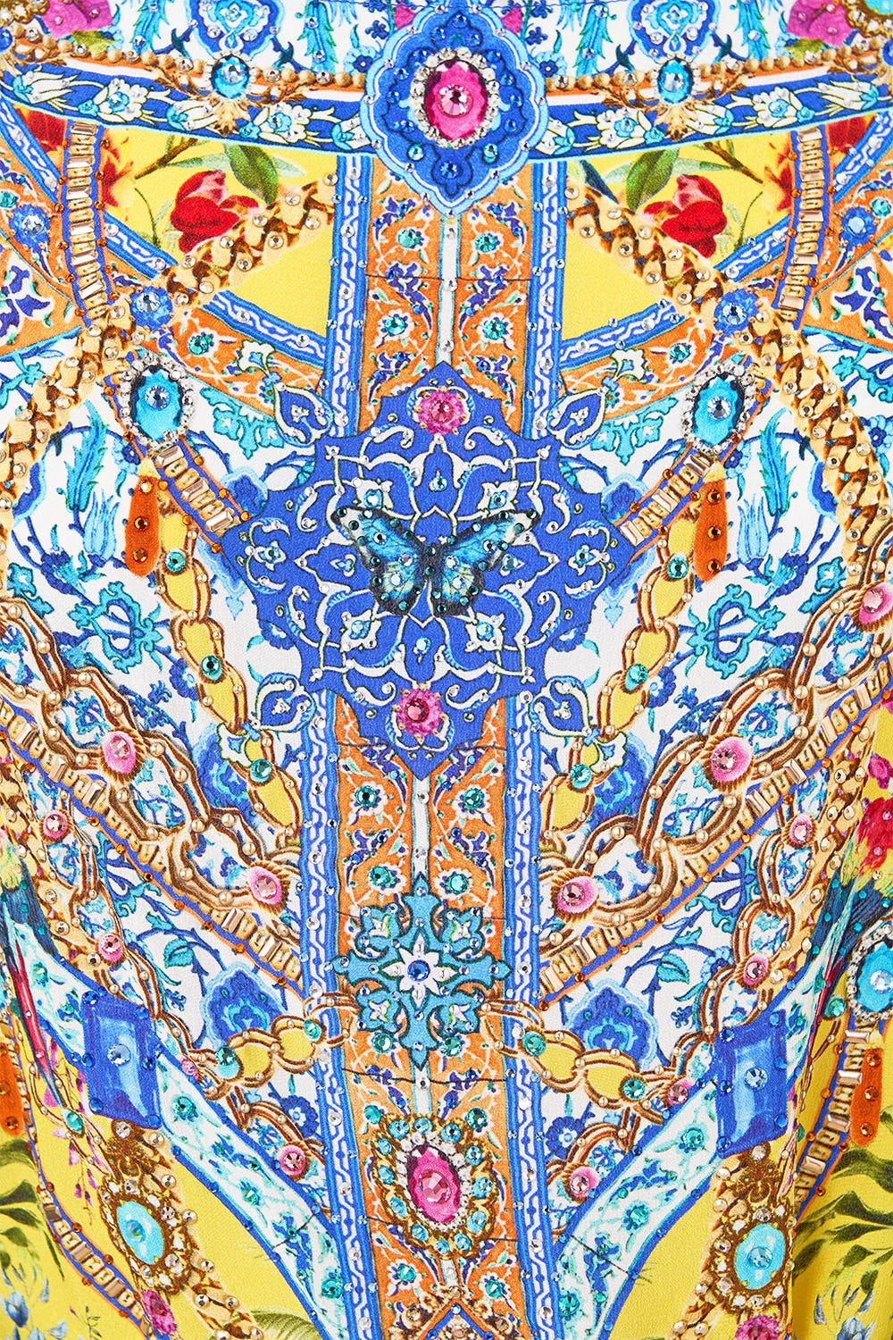 CAMILLA | SULTANAHMET SUMMER SCARF KAFTAN WITH TIE WAIST