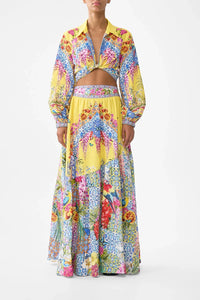 CAMILLA | SULTANAHMET SUMMER SKIRT WITH SHAPED SEAM